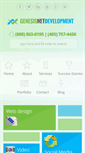 Mobile Screenshot of genesisnetdevelopment.com